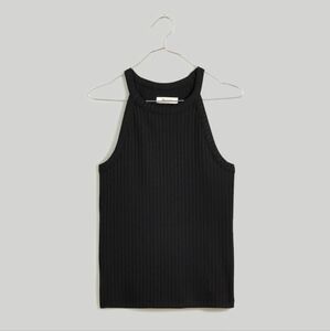 Madewell Ribbed Cutaway Crewneck Tank Top